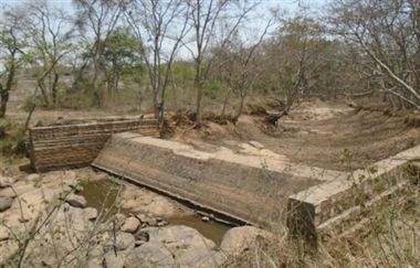 Dried Water Holes-Kaimoor Wildlife Sanctuary (Photo: Dainik Jagran)